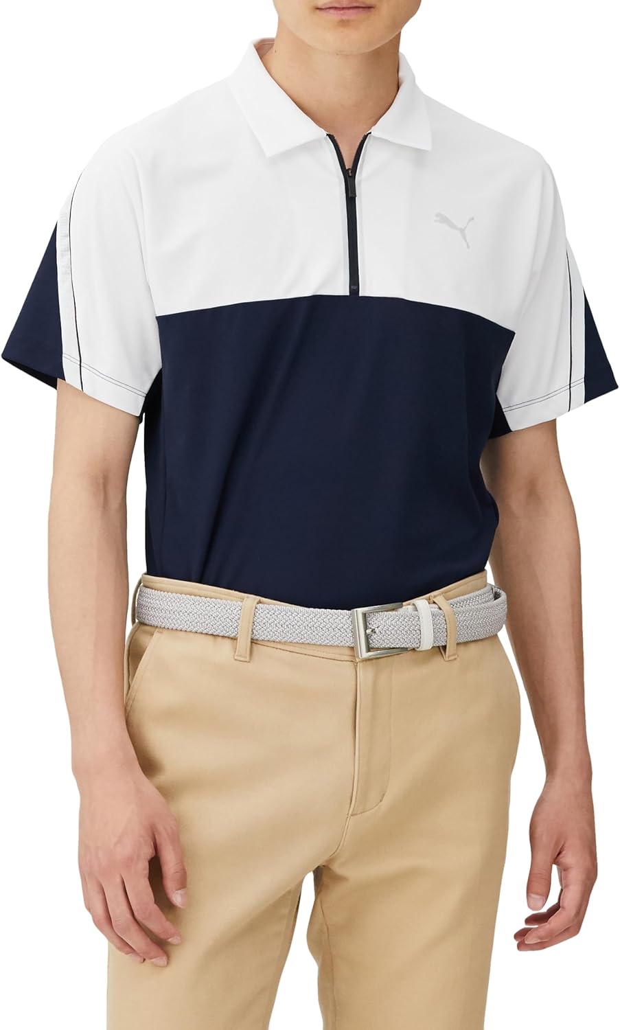 

Футболка для гольфа Puma Golf 627611 Golf PF Stretch CB Tech Cut 1/4 Zip Polo с коротким рукавом, мужская, темно-синий