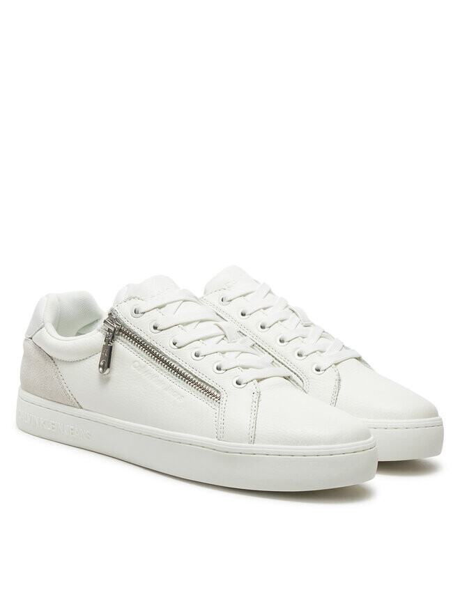 Кроссовки Calvin Klein Jeans Classic Cupsole Zip Low In YM0YM01254, белый — фото 2