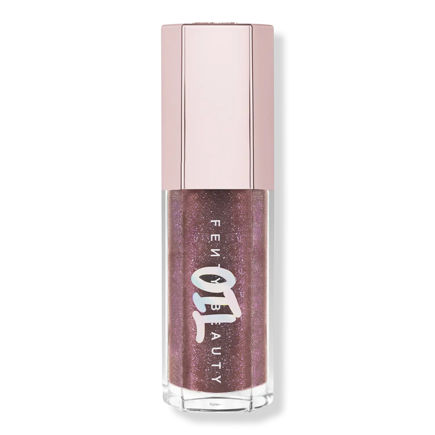 

Блеск для губ Gloss Bomb Oil Luminizing Lip Oil 'N Gloss FENTY BEAUTY by Rihanna, ROSE AMBER (sparkling cool taupe brown)