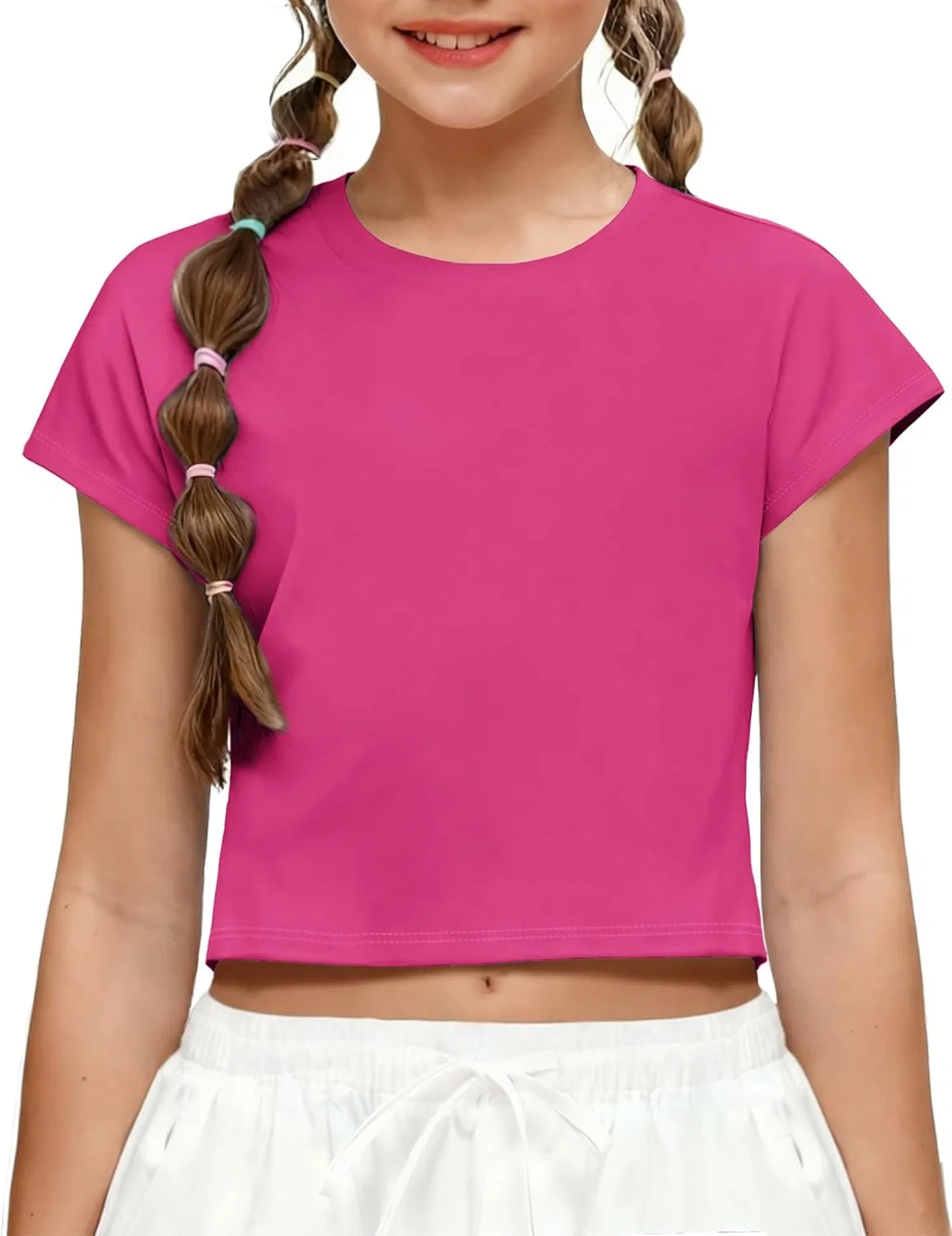 Детская футболка с длинным рукавом Zaclotre, Hot Pink