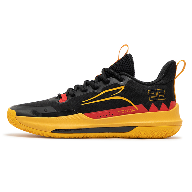 

Баскетбольные кроссовки DVD Team Basketball Shoes Men Low-Top Obsidian Black/vintage Yellow 361°