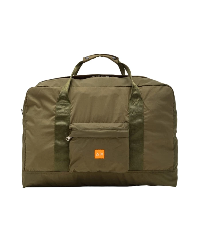 

Темная нейлоновая сумка военного образца, которую можно носить в кармане. Sun68, зеленый