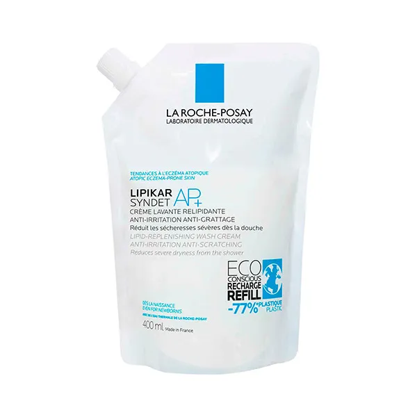 

Запасной очищающий гель Lipikar Syndet Ap+ La Roche Posay, 400 ml