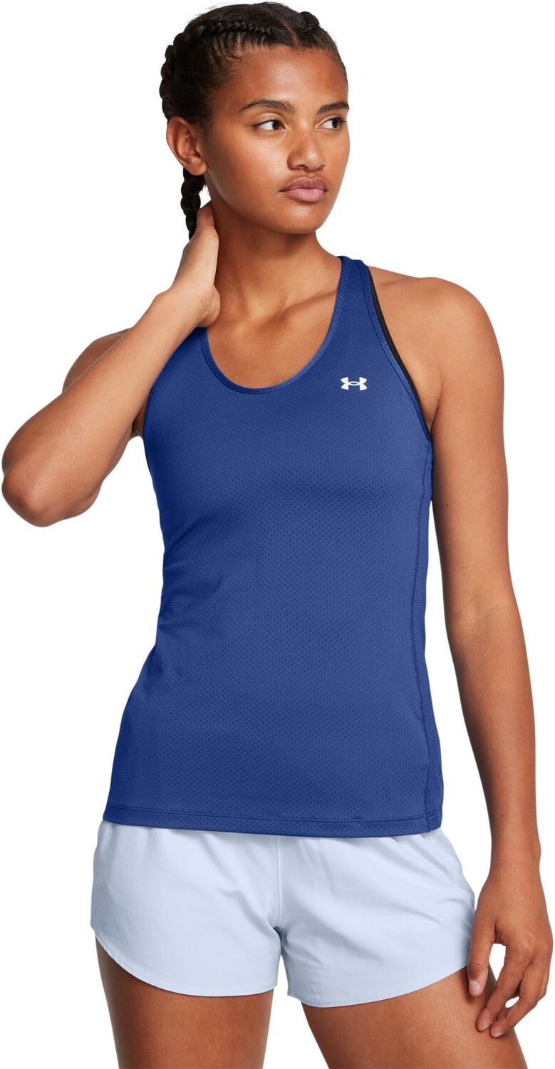 

Топ Under Armour UA HeatGear Armour Racer Tank, цвет Tech Blue/White