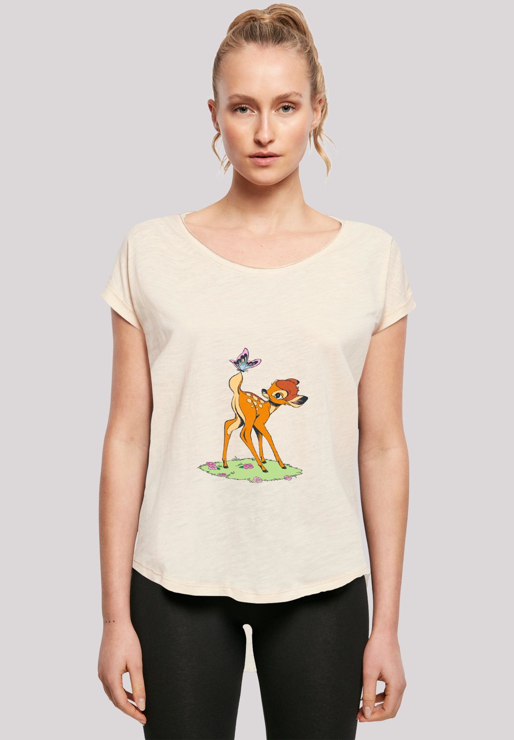 

Футболка с принтом DISNEY BAMBI F4NT4STIC, песочный