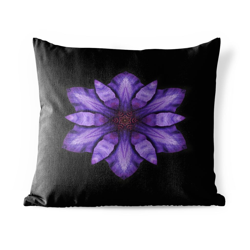 

Подушка для улицы MuchoWow — Мандала фиолетового клематиса на черном фоне — 60x60 см — Устойчивость к атмосферным воздействиям — Подушки для отдыха — Чехлы для подушек — Декоративные чехлы для подушек — Декоративные чехлы для подушек, мультиколо...