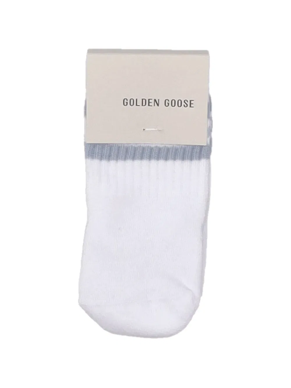 Носки с противоскользящим покрытием в виде звезд Golden Goose Kids, белый