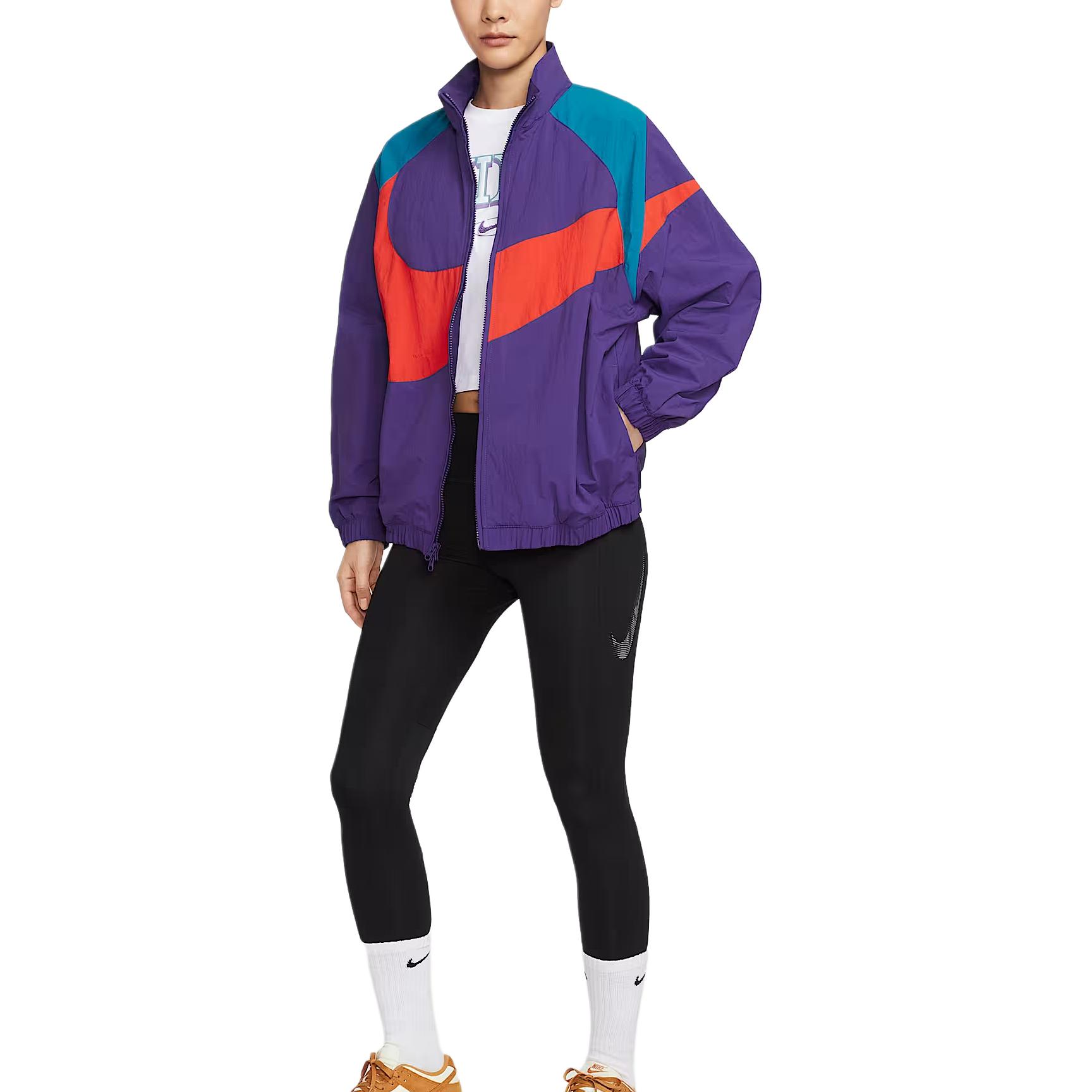 Nike Спортивная куртка женская, Court Purple/Abyss Green/Passionate Red — фото 4
