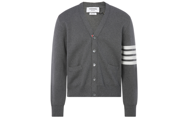 

Кардиган с 4-барным узором «Милано» THOM BROWNE, Medium Gray