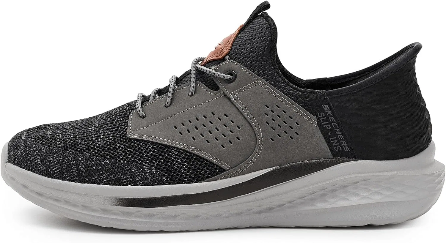 Мужские кроссовки Skechers Slade-Caster, Black Grey — фото 4