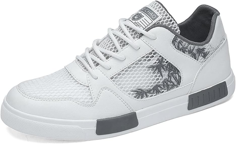 

Мужские кроссовки высокой посадки в китайском стиле для скейтборда, стильные и удобные, для скейтбординга, бега и прогулок Welrung, белый/зеленый