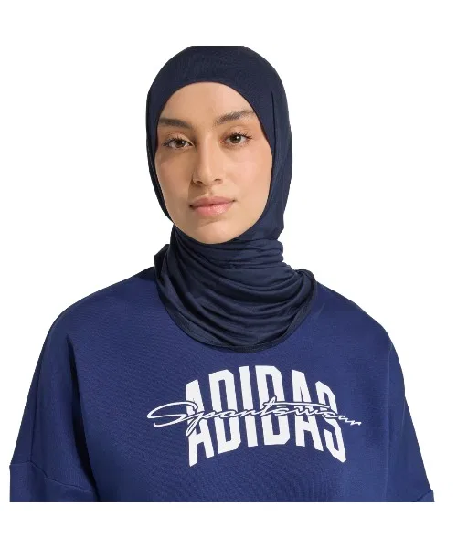 Свитшот с принтом adidas College Graphic Crew, тёмно-зелёный — фото 4
