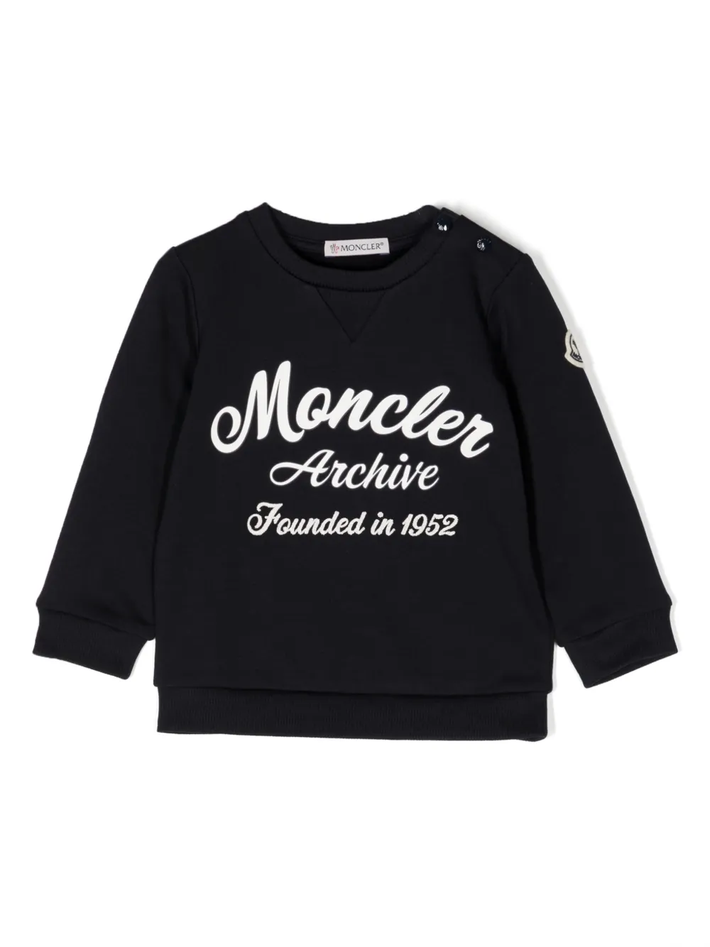 

Толстовка с логотипом Moncler Enfant, синий