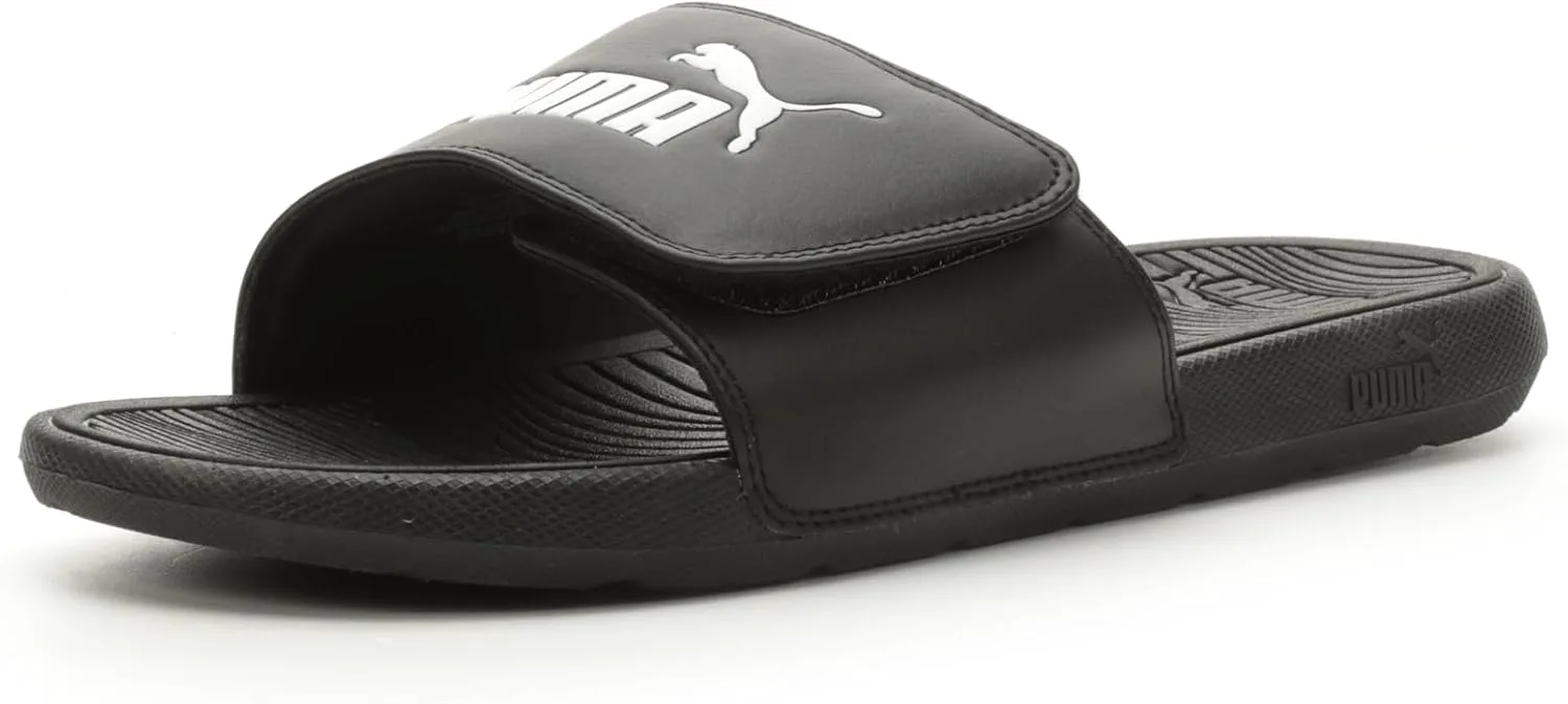 

Мужские сандалии PUMA Cool Cat 2.0 с застежкой-липучкой, черно-белый