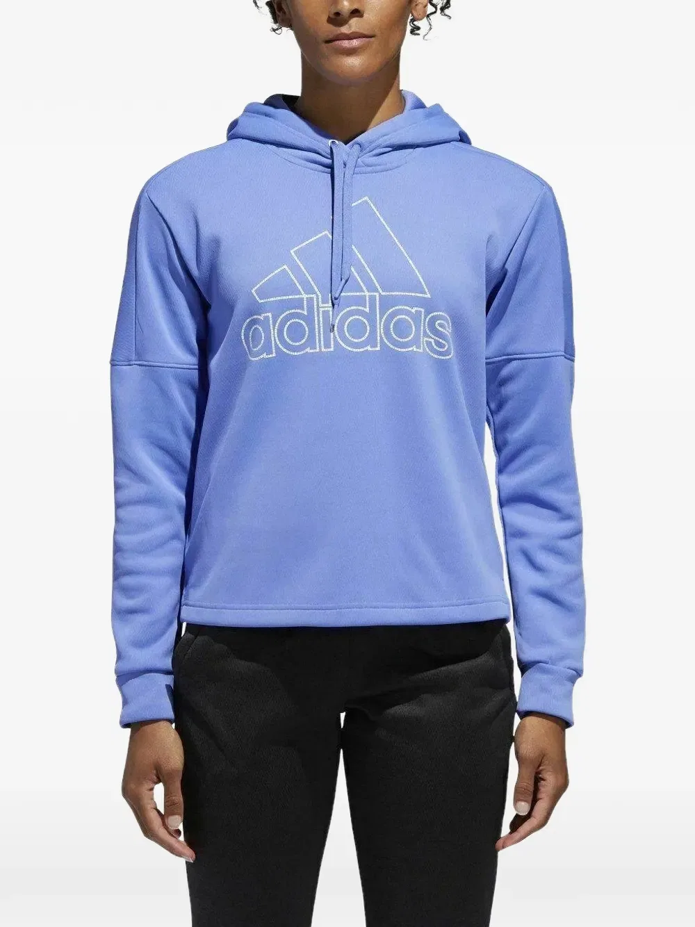 Худи с логотипом Adidas, синий