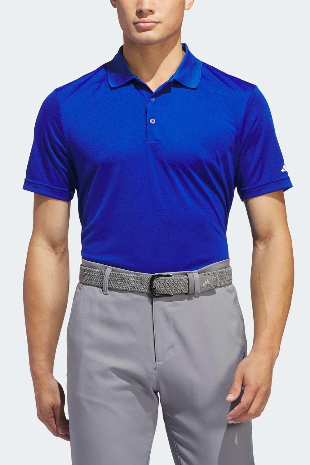 Рубашка поло Adidas Golf, синий — фото 4