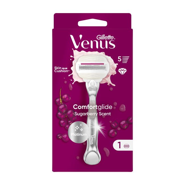 

Бритва Venus sugarberry и сменная головка Gillette
