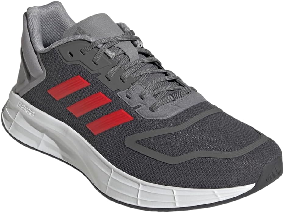 Мужские беговые кроссовки Adidas Duramo SL 2.0, красный/серый/ярко-красный — фото 3