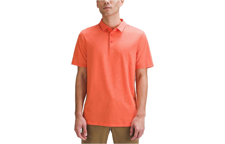 

Мужская рубашка-поло Evolution Lululemon, Mixed Color Linen Blue/HOBU