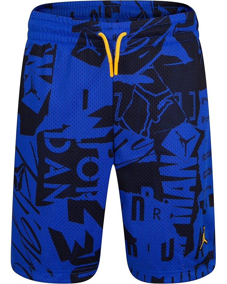 

Шорты Jordan Kids Printed Mesh Shorts, цвет Racer Blue