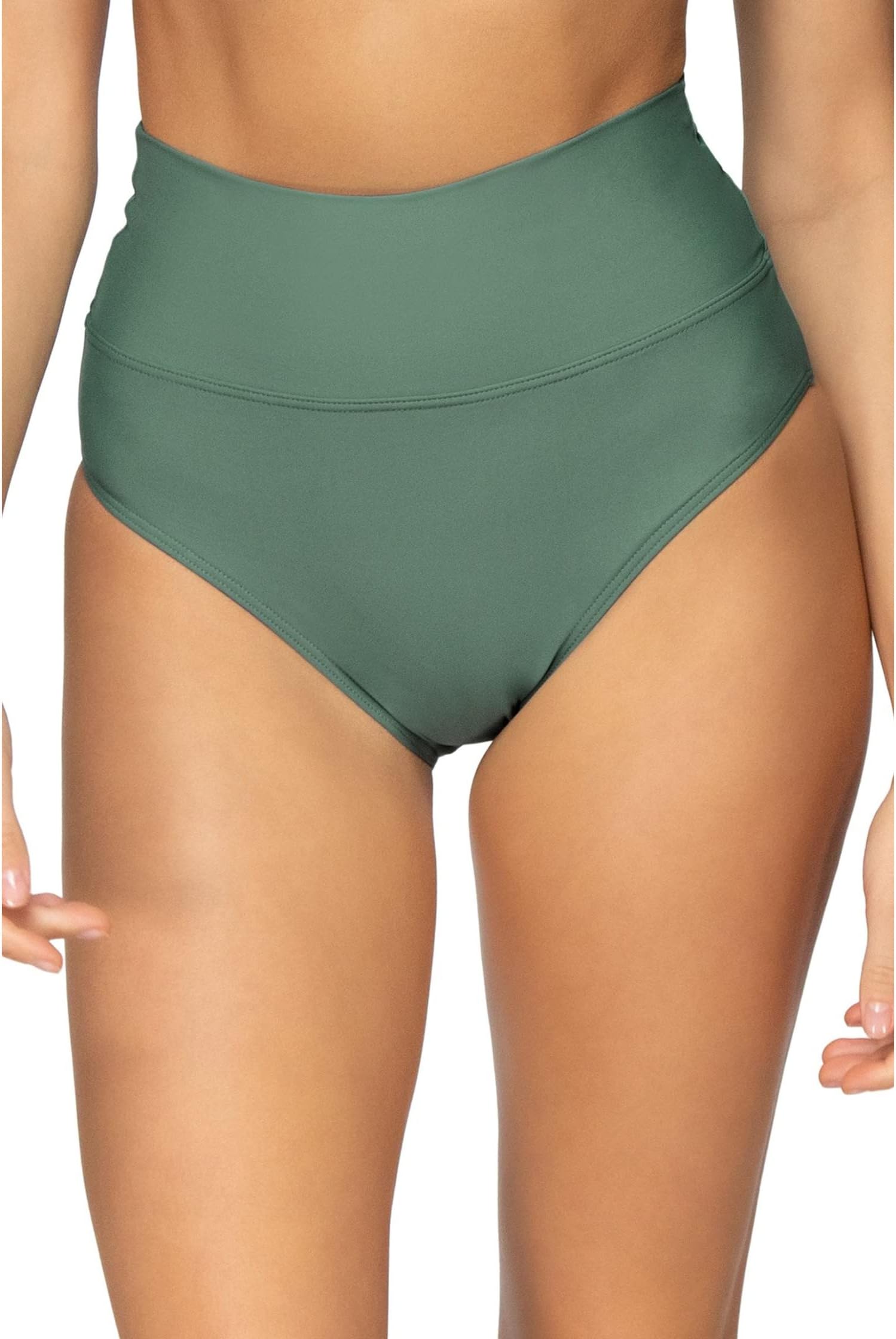 

Плавки Sunsets Hannah High-Waist Bottoms, цвет Moss