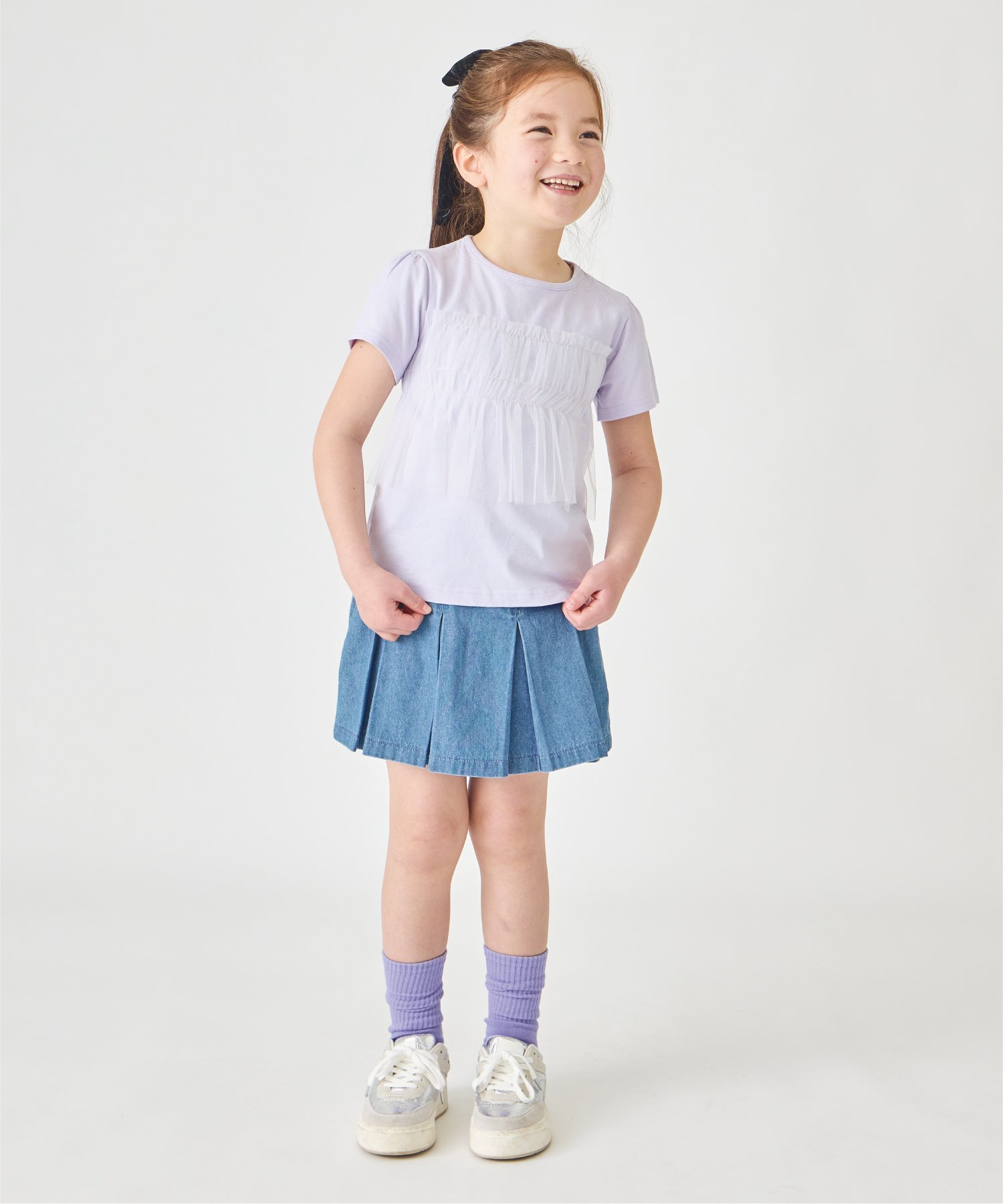Шифоновая футболка Ever Closet, Lavender — фото 2