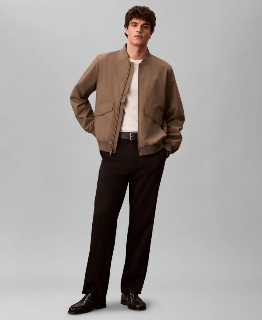Мужская куртка-бомбер классического кроя из материала Soft Tech Calvin Klein, Bungee Cord — фото 2