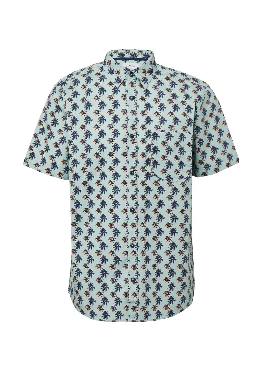 

Рубашка на пуговицах классического кроя s.Oliver, Mint