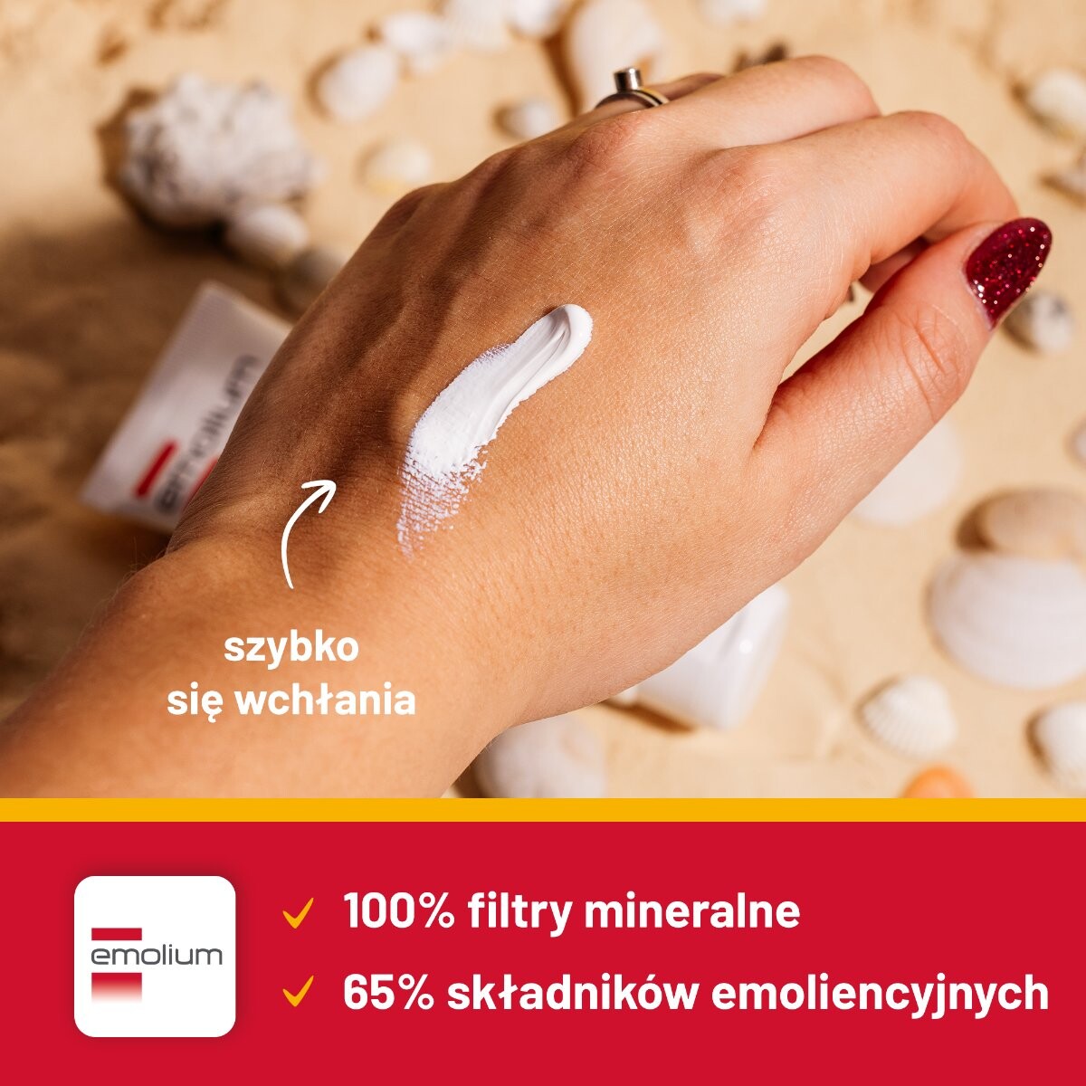 Эмолиум, Suncare, минеральный защитный крем, SPF 50+, 50 мл Emolium — фото 4