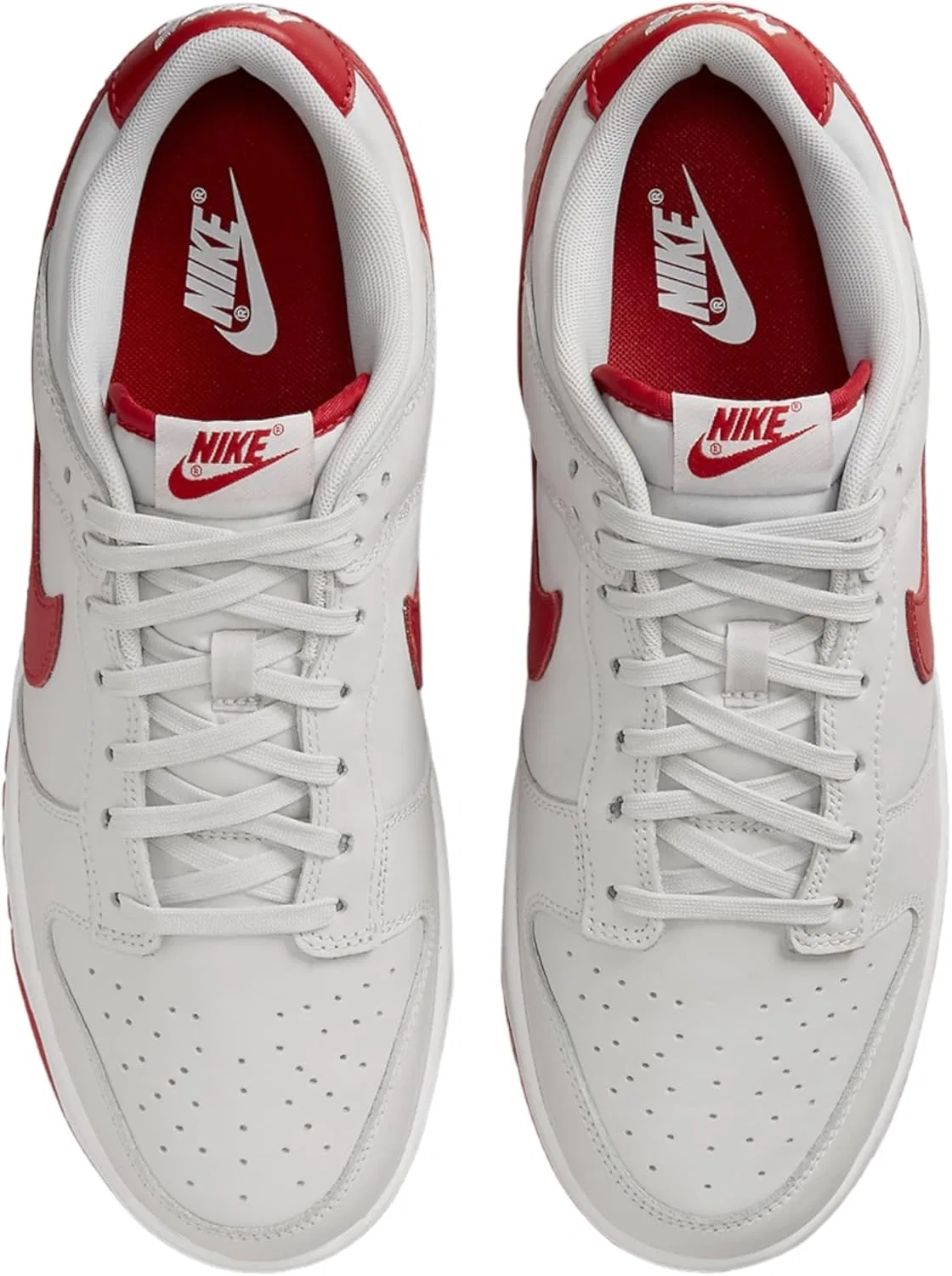 Кроссовки мужские Nike, цвет Vasto Grey Varsity Red White — фото 4