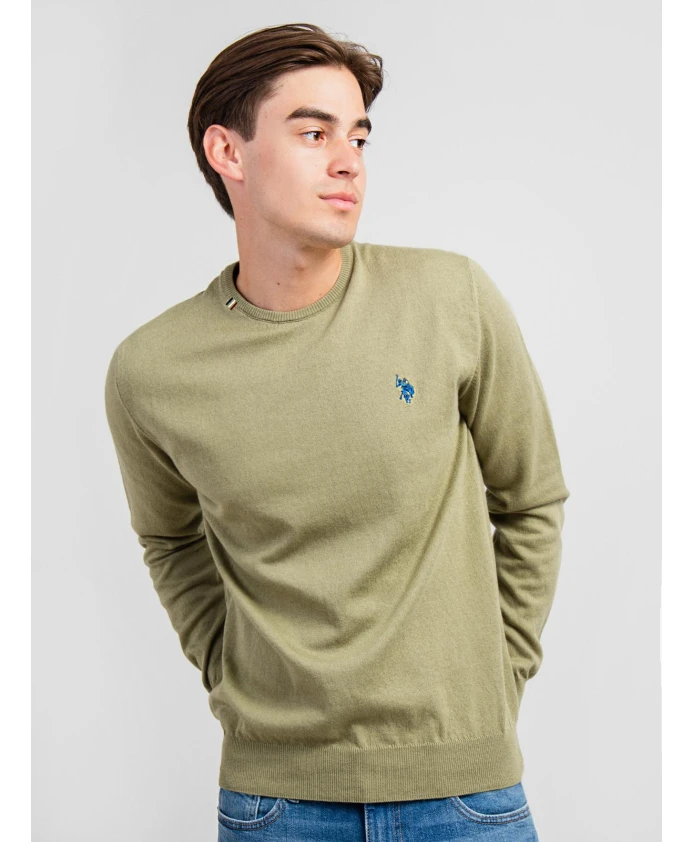 Пуловер Herren grã¼ner 53241-eh33-246 U.S. Polo Assn., зеленый — фото 2