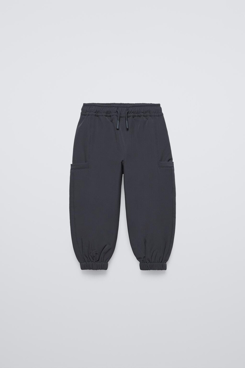 

Технические брюки на подкладке ZARA, темный антрацит