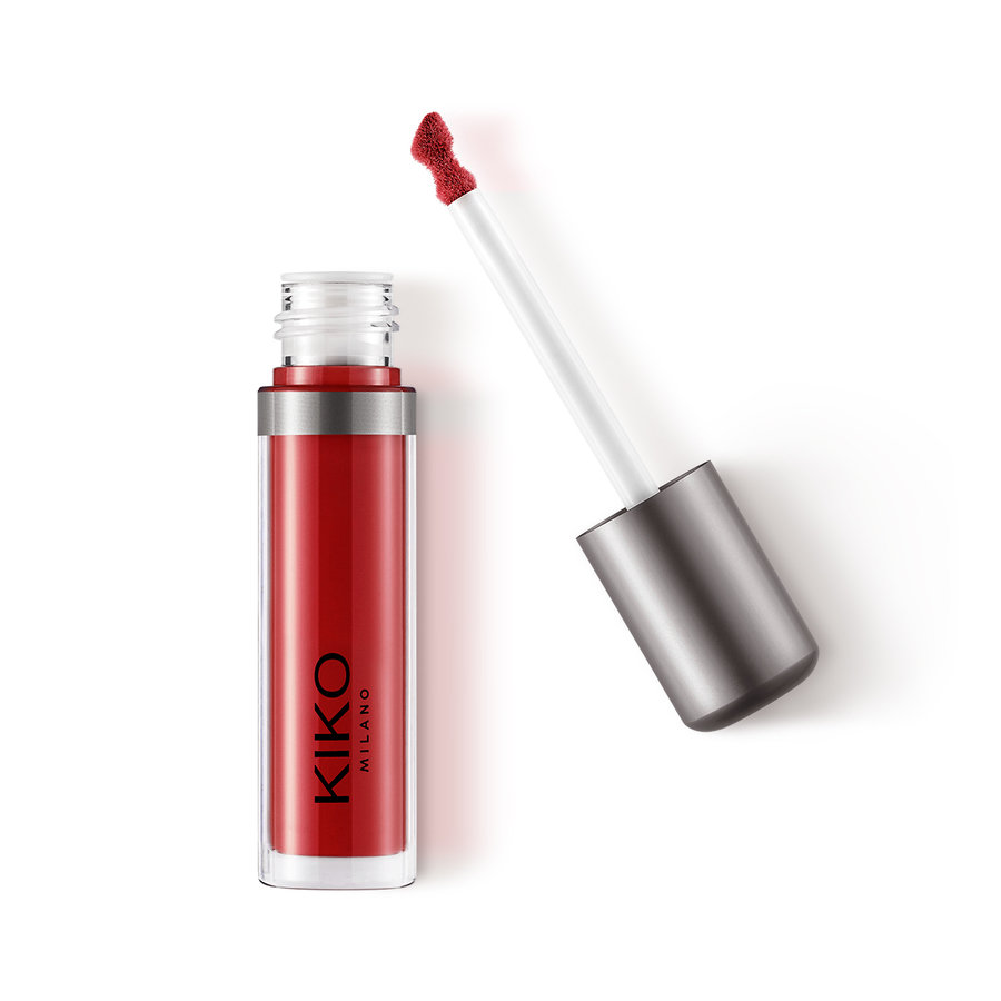 

KIKO Milano, Жидкая помада Lasting Matte Veil Lip Color, Матовая жидкая помада 13 Cherry Red, 4 мл