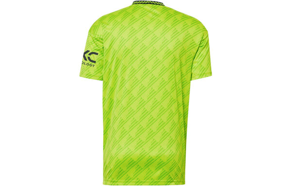 Футболка manchester united 22 23 третья футболка Adidas, зеленый — фото 2