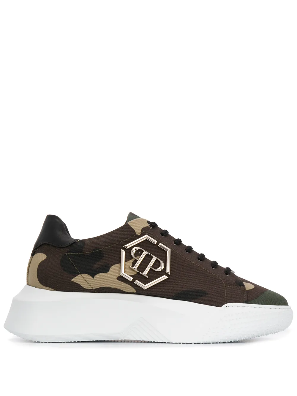 

Кроссовки Godzilla Runner на платформе Philipp Plein, коричневый