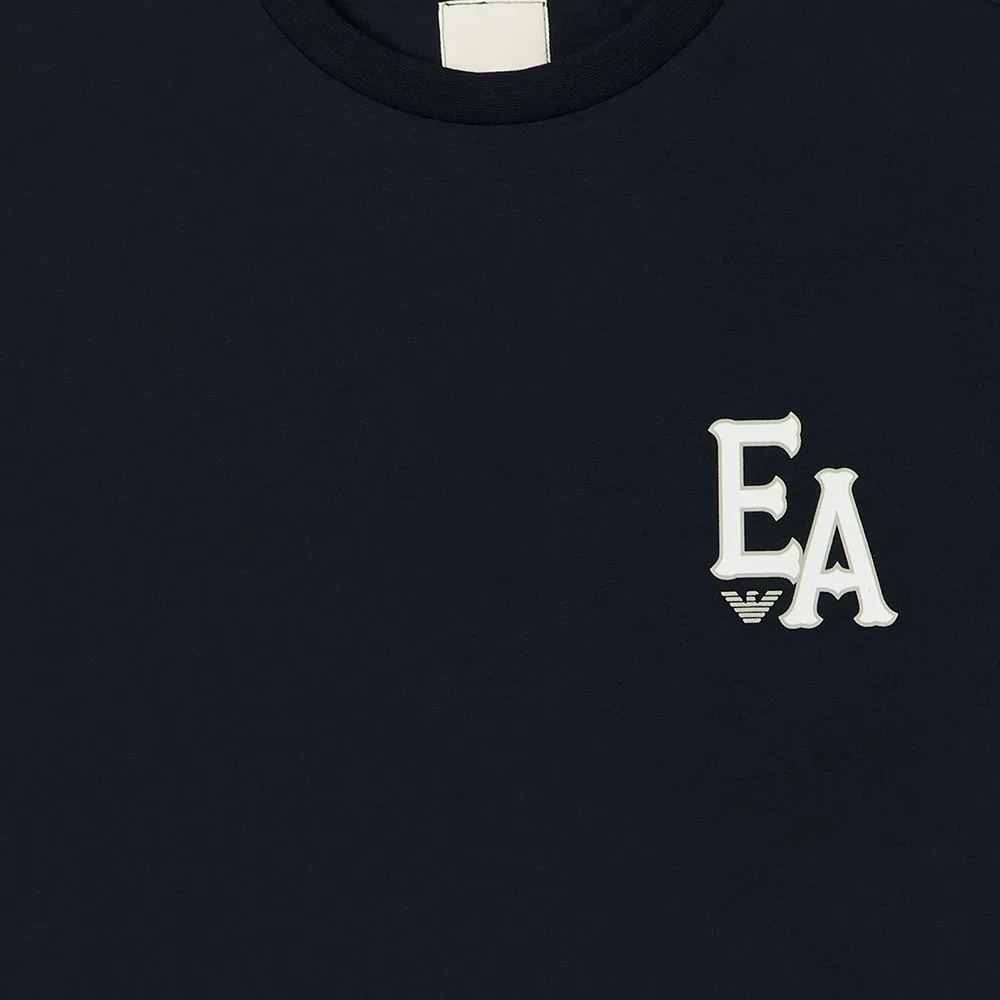 Футболка emblem EMPORIO ARMANI, Marine Blue — фото 3