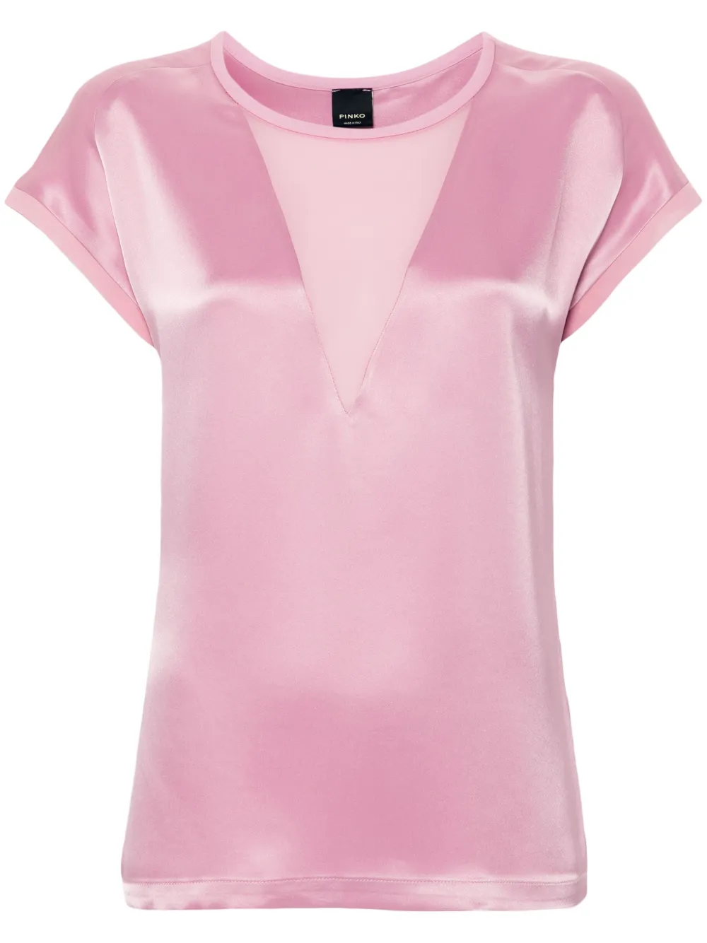 

Шифоновая блузка Pinko, розовый