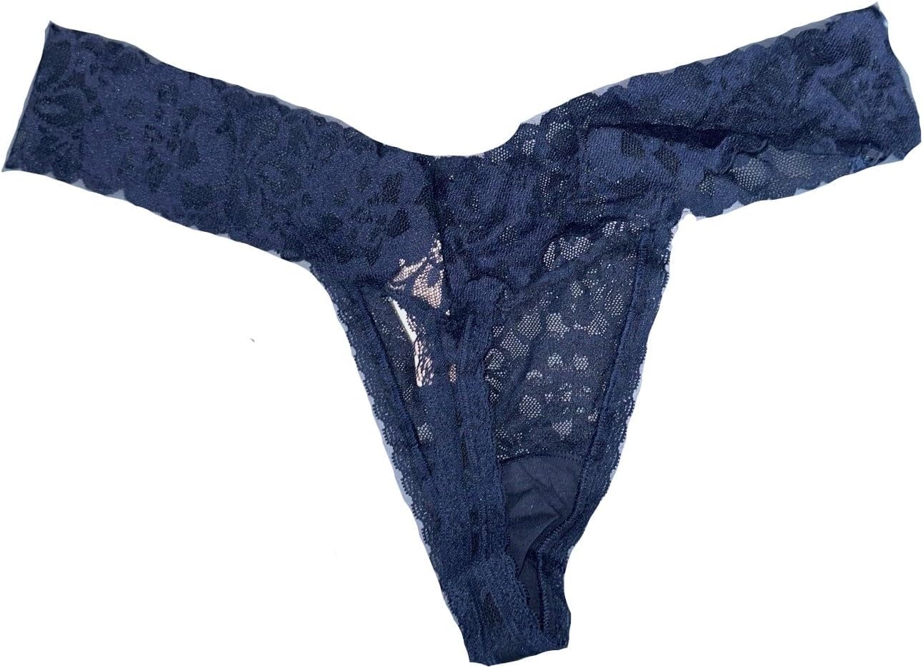 Victoria's Secret кружевное стринги с завязками, цвет Blue New — фото 2
