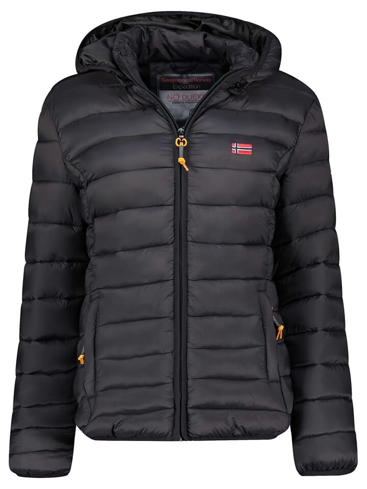 

Стеганая куртка Geographical Norway Steppjacke Atikolor, черный