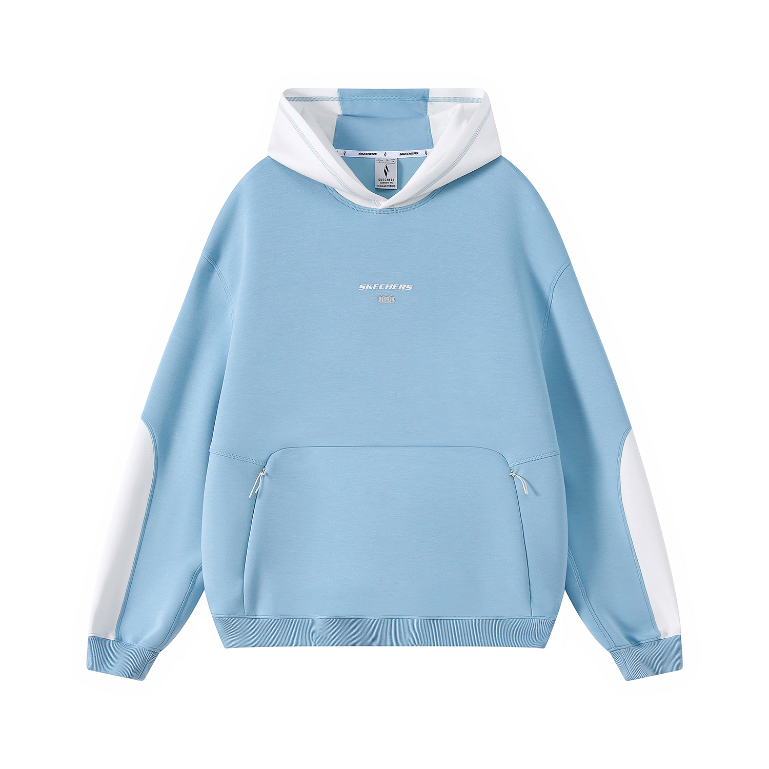 

Унисекс свитшот Skechers, серо-голубой