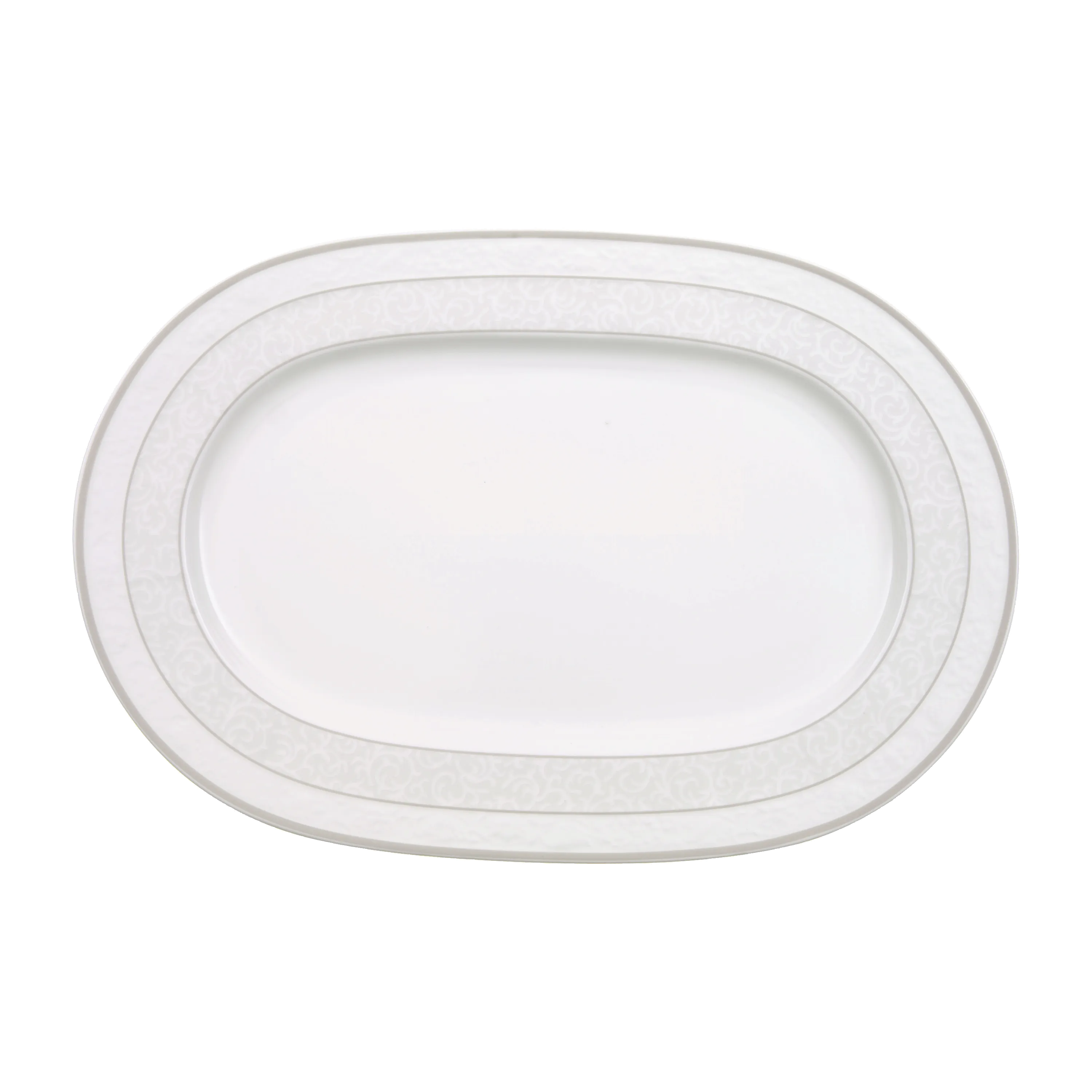 

Сервировочное блюдо «Серая жемчужина» Villeroy & Boch, белый