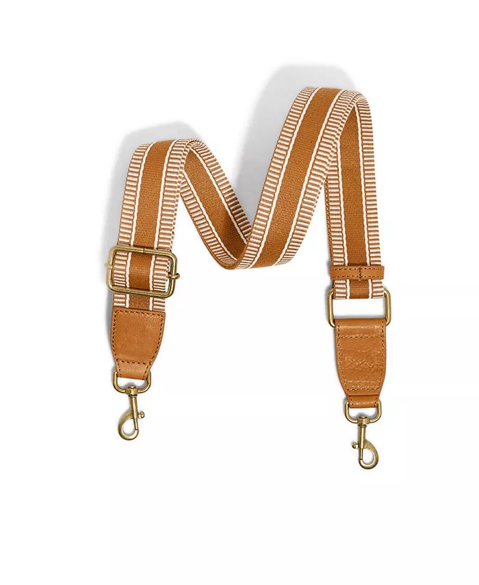 

Полосатый ремешок Web Strap American Leather Co., коричневый