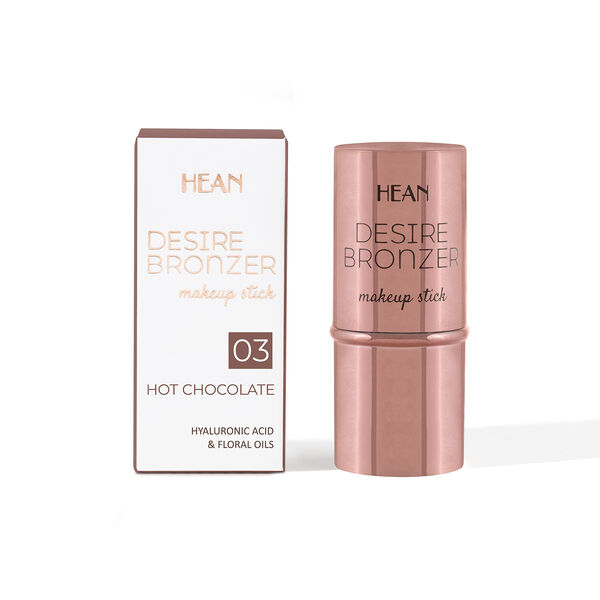 Бронзер для лица 03 горячий шоколад, 5,5 г Hean Desire bronzer, цвет 03 hot chocolate — фото 3