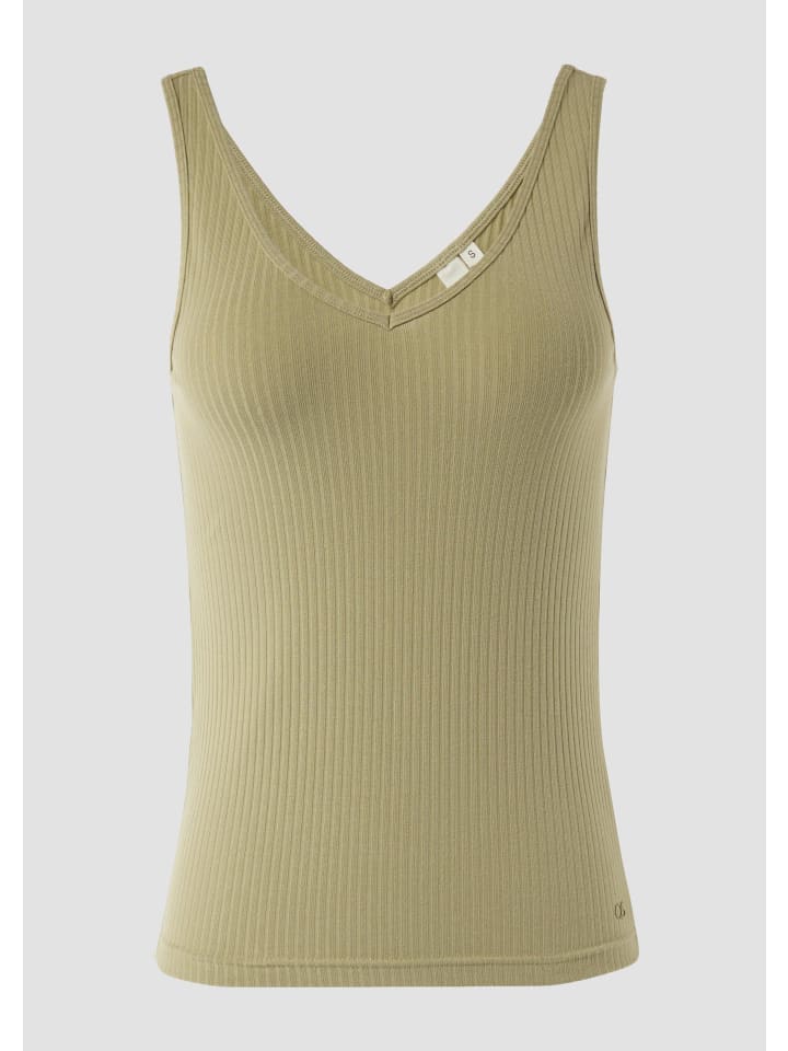 

QS Футболка 7282 светло-оливково-зеленого цвета