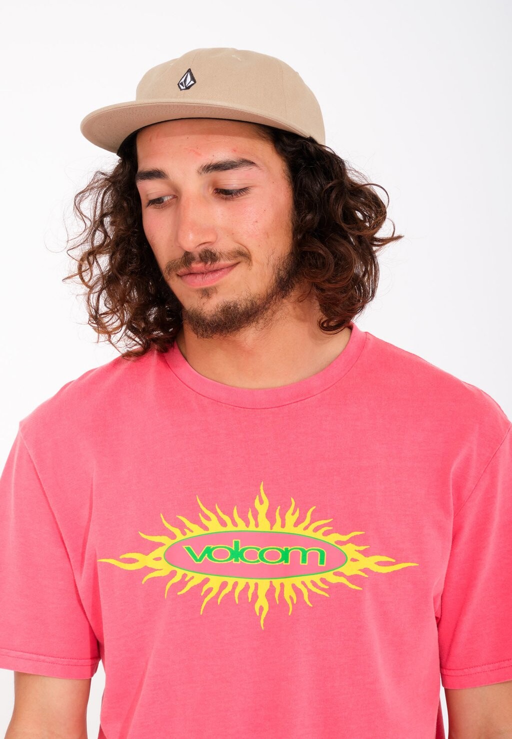 

Бейсболка FULL DAD Volcom, цвет khaki