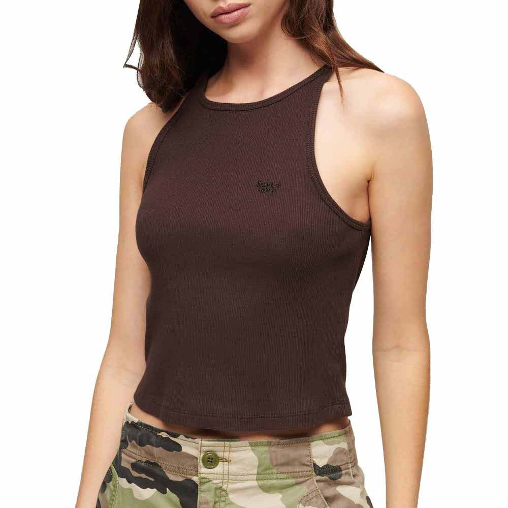 

Футболка Superdry Essential Logo Racer , коричневый