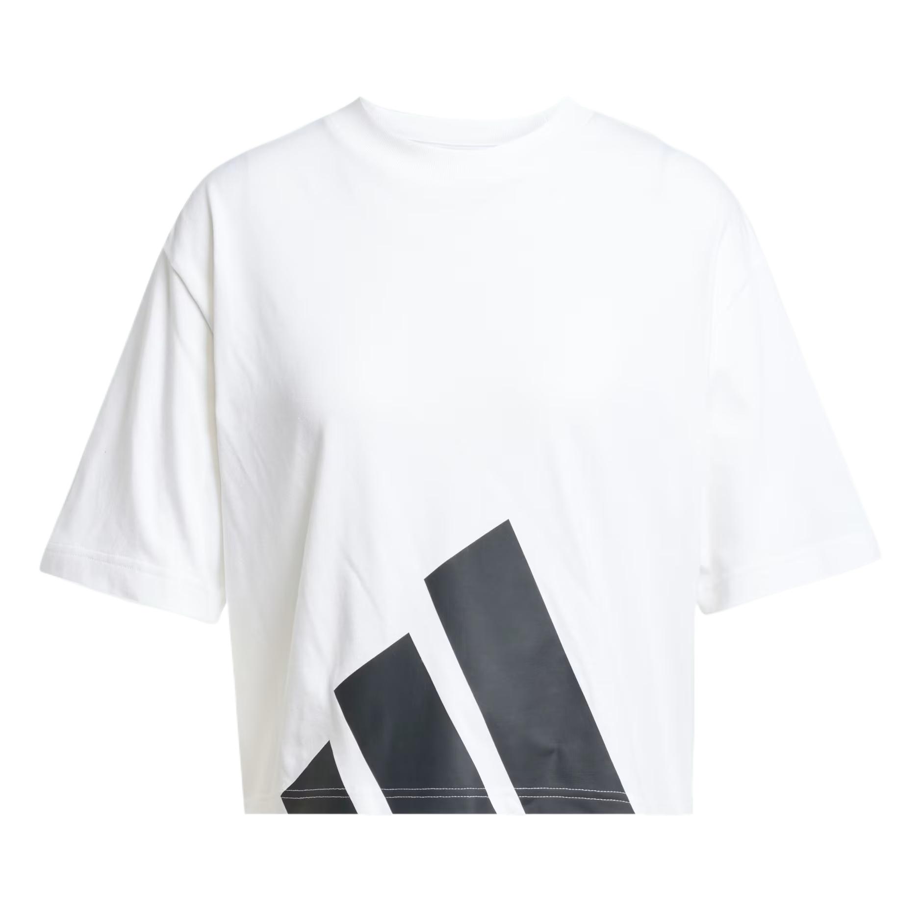 Adidas Футболка с рукавом дроп-шолдер Essentials для женщин белая — фото 3