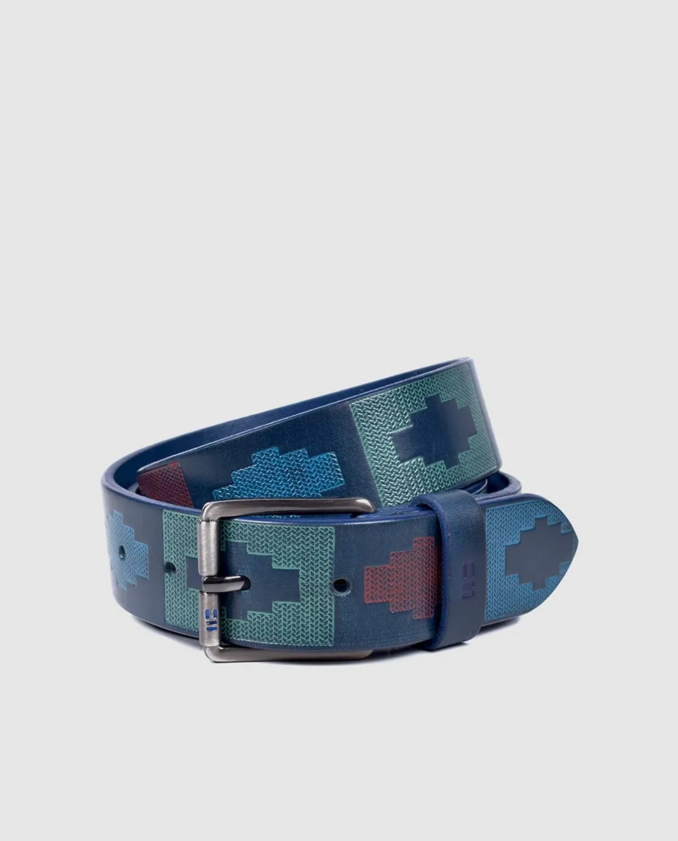 

Мужской ремень Bellido sport Miguel Bellido, синий