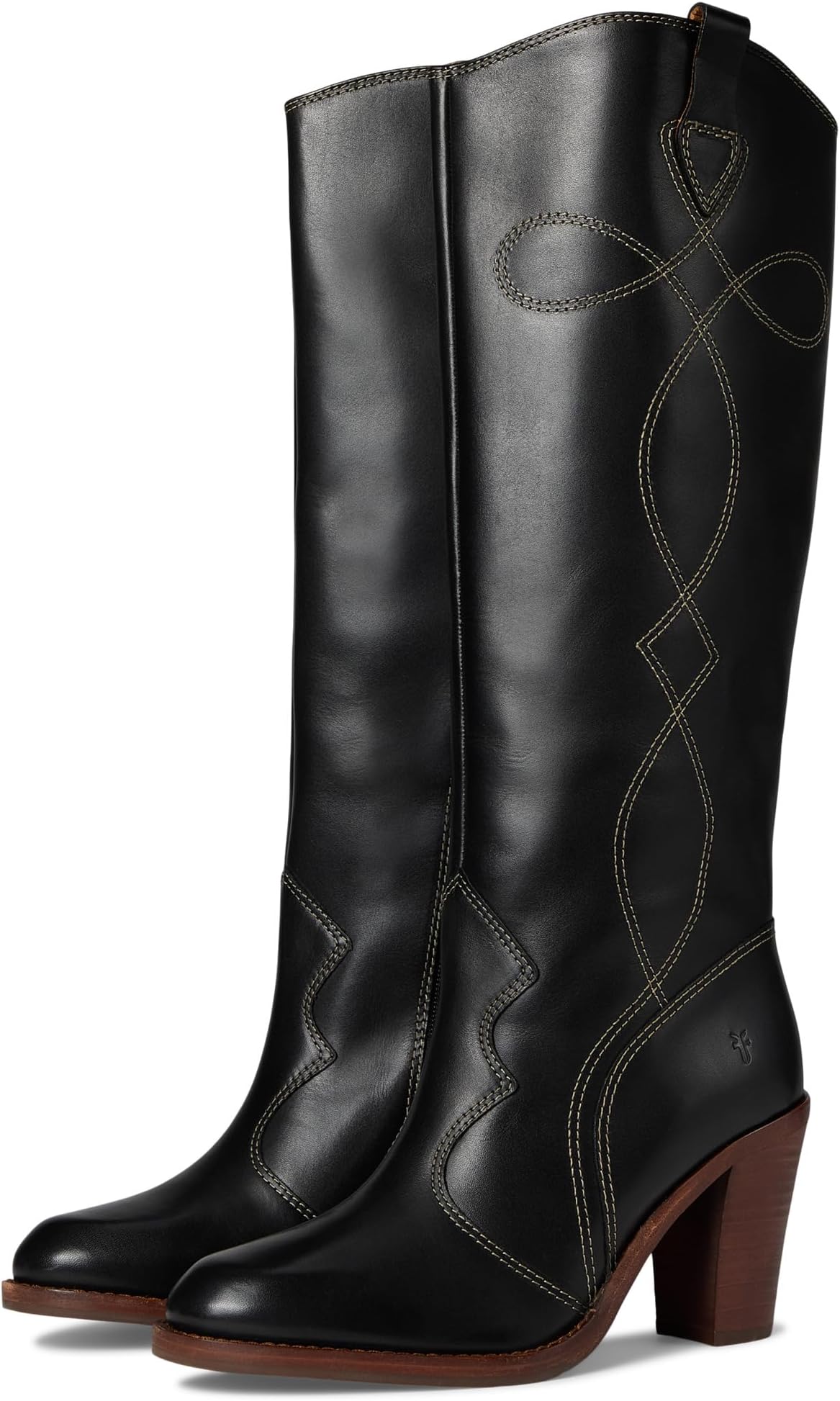 Ботинки Frye Women's Corinne Tall Deco Stitch, Black