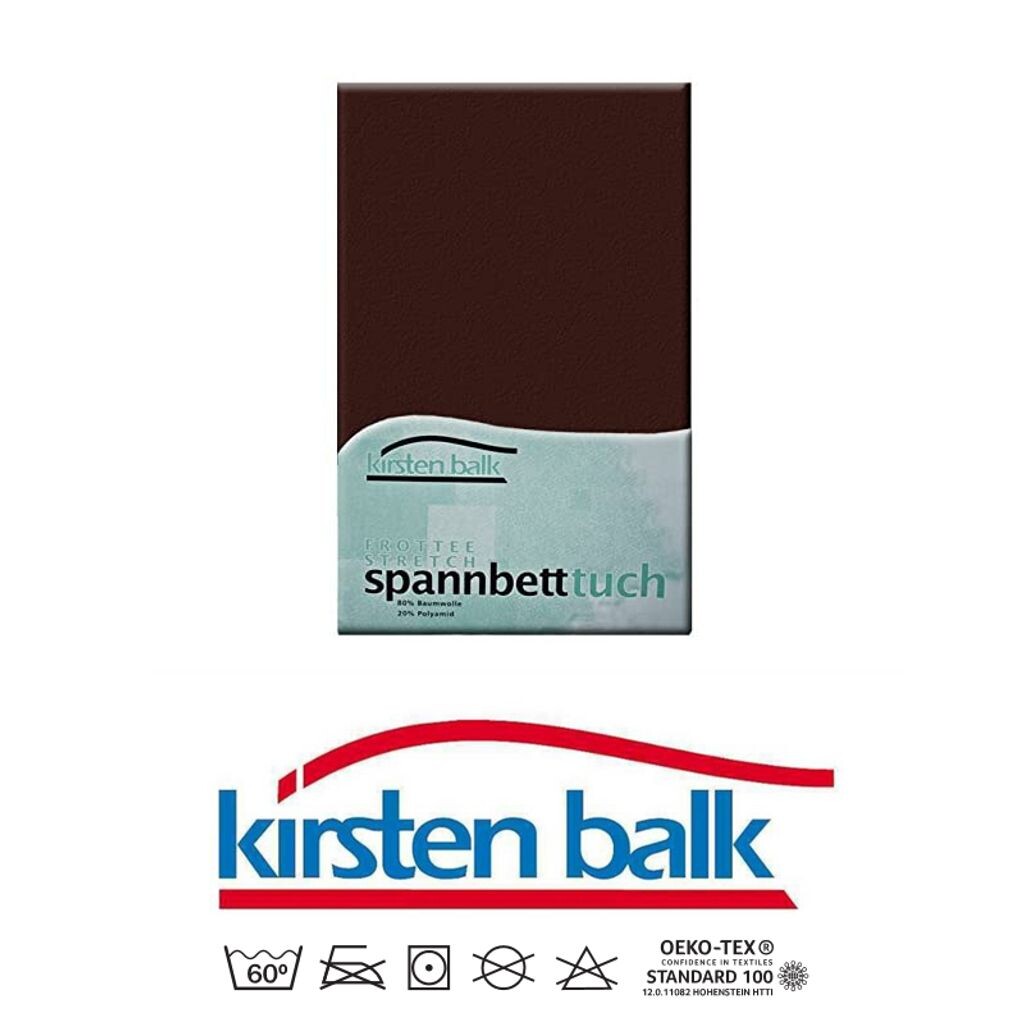 

Фирменная махровая простыня KIRSTEN BALK 180-200 x 210-220см - мокко